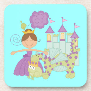 Brunette Princess Coaster