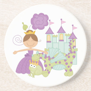Brunette Princess Coaster