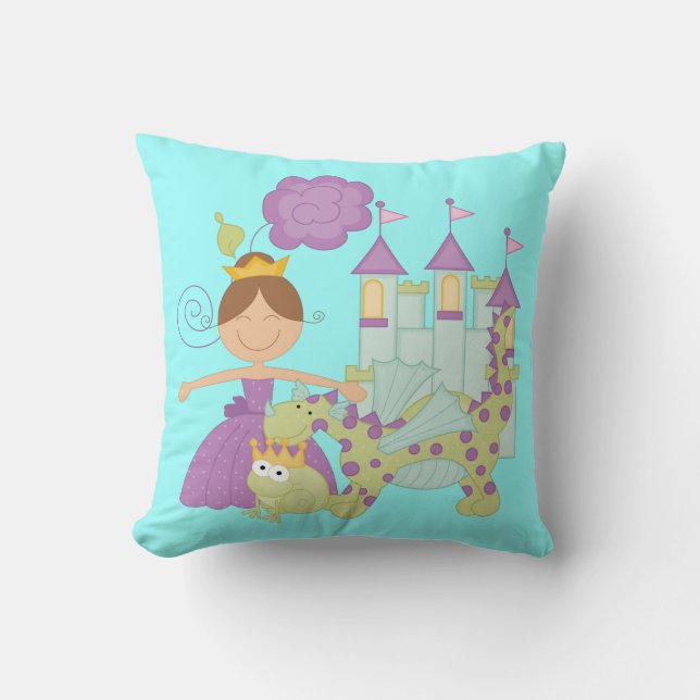 Brunette Princess Cushion (Front)