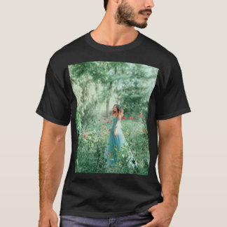 Brunette Princess: Fairy Forest Watercolor T-Shirt