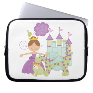 Brunette Princess Laptop Sleeve