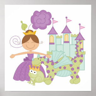 Brunette Princess Poster