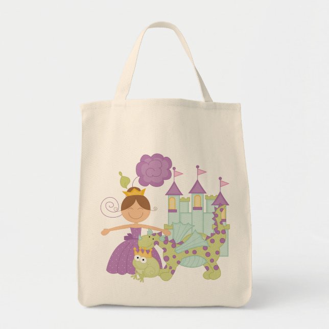 Brunette Princess Tote Bag (Front)