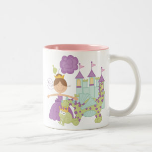 Brunette Princess Two-Tone Coffee Mug