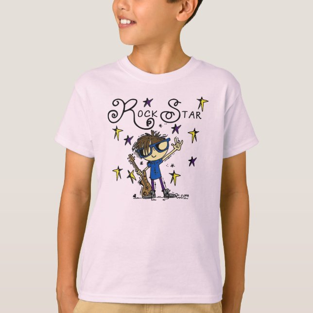 Brunette Rock Star T-Shirt (Front)