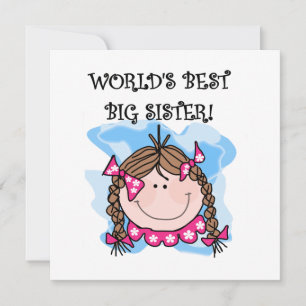 Brunette World's Best Big Sister Gifts