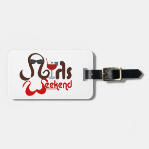 Brunettes in Bikinis - Girls Weekend Fun! Luggage Tag