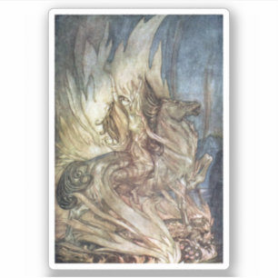 Brünnhilde and the funeral pyre of Siegfried