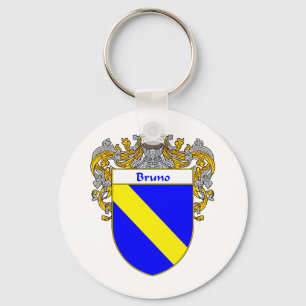 Bruno Coat of Arms (Mantled) Key Ring