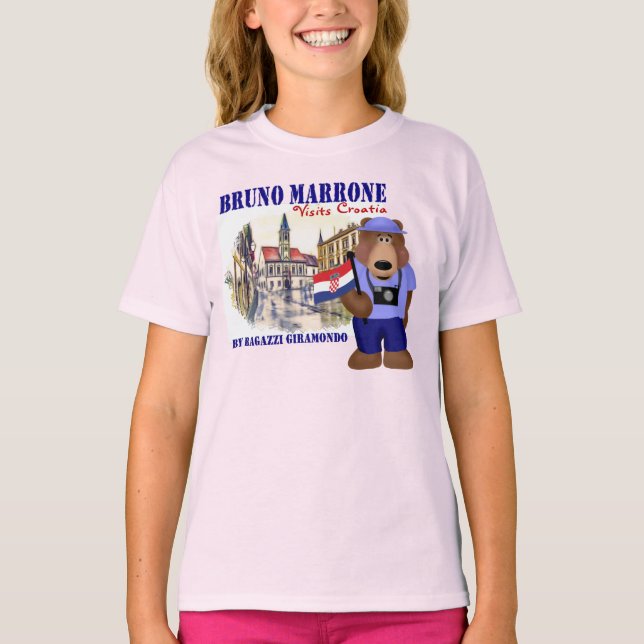 Bruno in Croatia T-Shirt (Front)