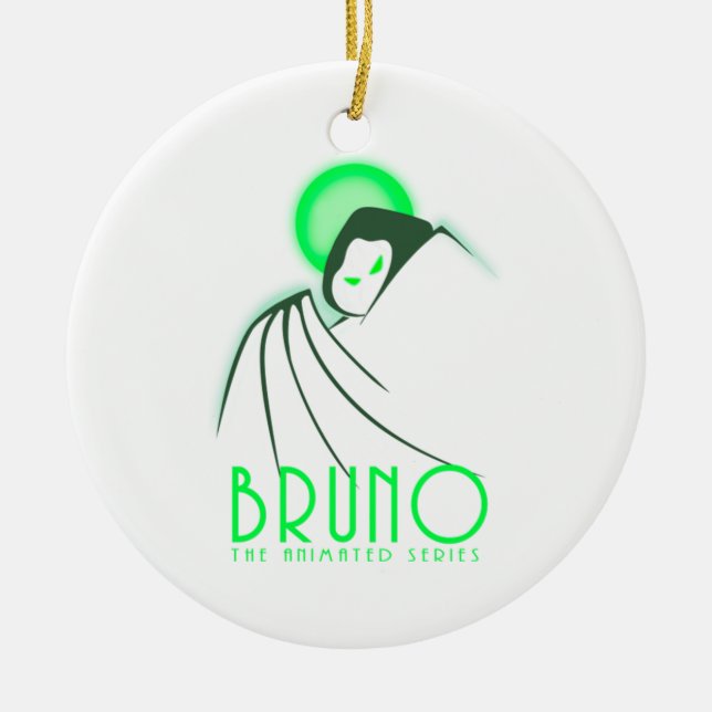 Bruno the animated Series  Ceramic Tree Decoration (Front)