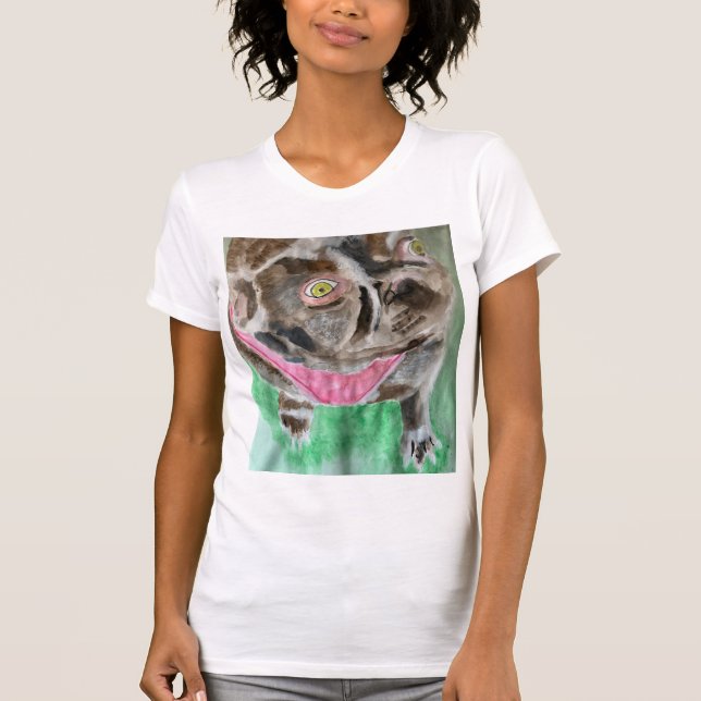 Bruno the bulldog t-shirt (Front)