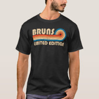 BRUNS Surname Retro Vintage 80s 90s Birthday Reuni