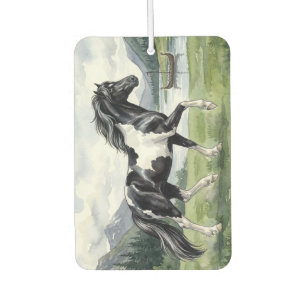 Brunskjottur Black pinto Icelandic Car Air Freshener