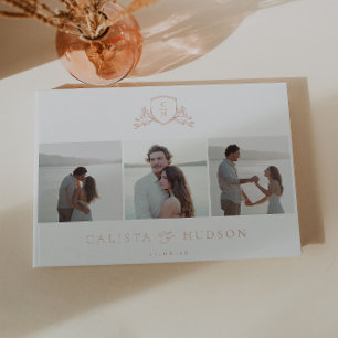 BRUNSWICK CREST Photo Wedding Guest Book