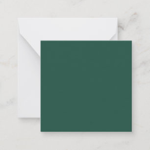 Brunswick Green Solid Colour Card