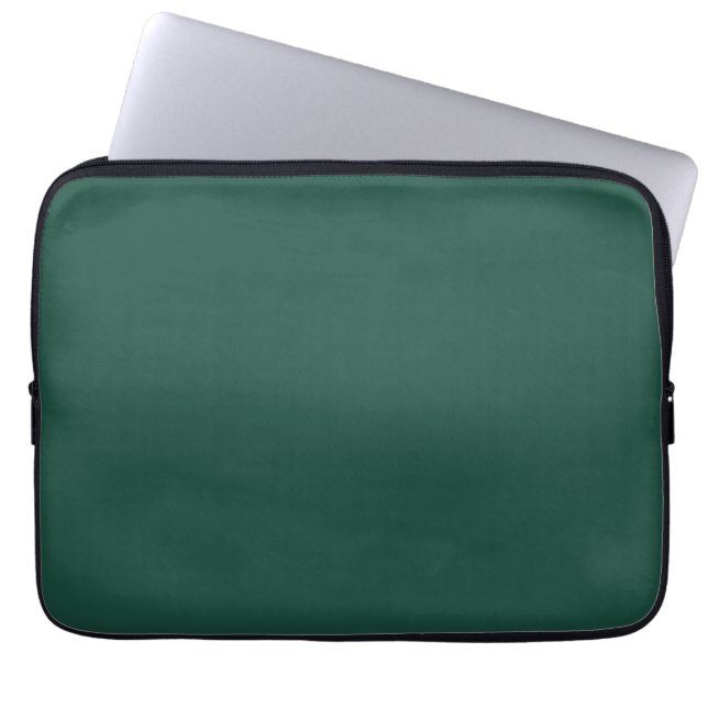 Brunswick green (solid colour)  laptop sleeve (Front)