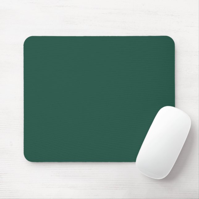 Brunswick Green Solid Colour Mouse Pad (With Mouse)