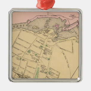 Brunswick, Topsham Metal Tree Decoration