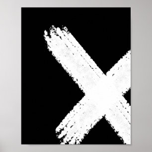 Brush Abstract Print 1 - inverted