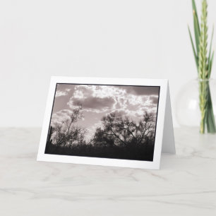 Brush Backlight Greeting Card