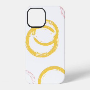 Brush Circle. Vintage Seamless Pattern. Colourful iPhone 12 Case