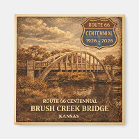 Brush Creek Bridge Kansas Centennial Souvenir