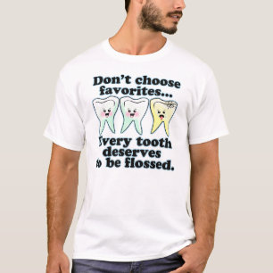 Brush & Floss Dental Humour T-Shirt