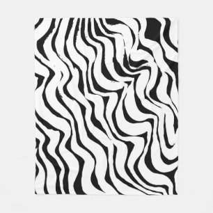 Brush grunge pattern. White and black vintage. abs Fleece Blanket