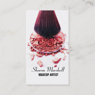 Brush/ Makeup Artist Cosmetologist Beauty Salon Business Card