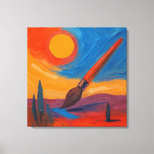 Brush of Dreams Canvas Print