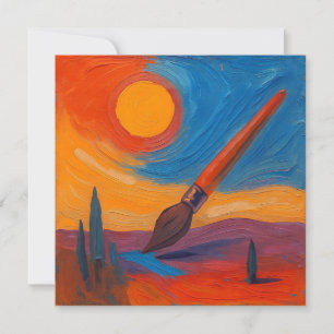 Brush of Dreams Thank You Card