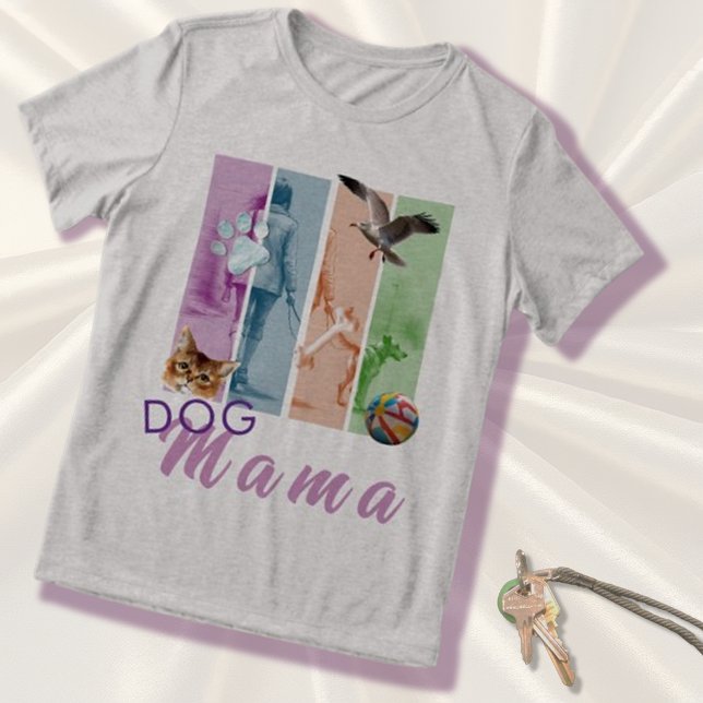 Brush panels Dog Mama Trendy Tri-Blend Shirt (Creator Uploaded)