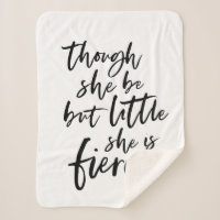 Brush Script Little But Fierce William Shakespeare