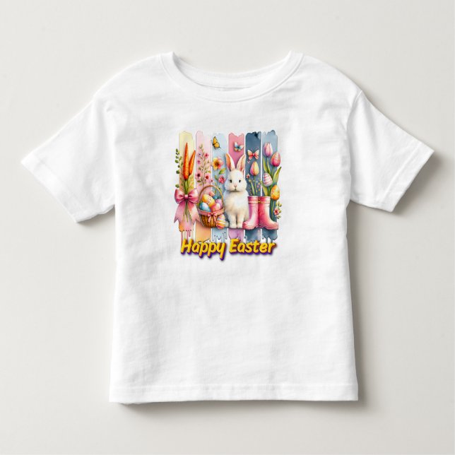 Brush Stroke Easter  Toddler T-Shirt (Front)