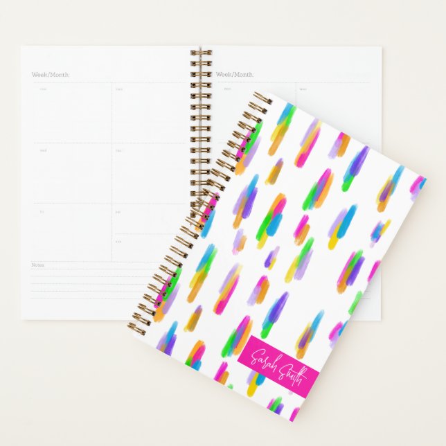 Brush Stroke Planner-Banner Planner (Display)