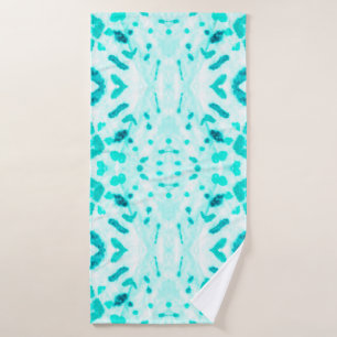 Brush Stroke Seamless Background. Abstract Gypsy E Bath Towel