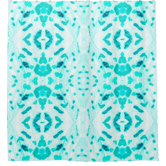 Brush Stroke Seamless Background. Abstract Gypsy E Shower Curtain (Front)