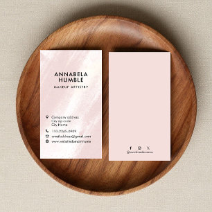 Brush Stroke Texture Modern Business card template