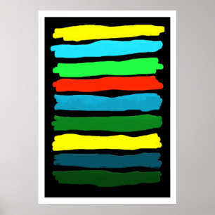 Brush Strokes #5 (V.2) Poster