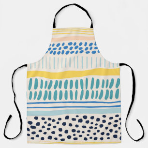 Brush Strokes: Abstract Seamless Fun Apron
