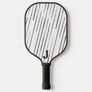 Brush Strokes Custom Inital Pickleball Paddle