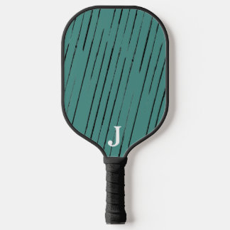 Brush Strokes Custom Inital Pickleball Paddle