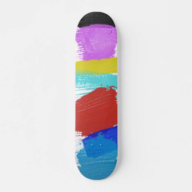 Brush strokes Skateboard (Front)