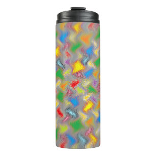 Brush Strokes Thermal Tumbler