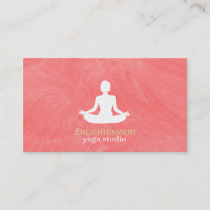 Brush Texture (Guava) Business Card