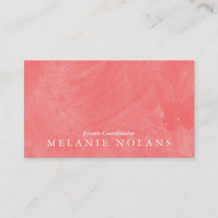 Brush Texture (Guava) Business Card