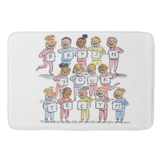 Brush your Teeth Bath Mat