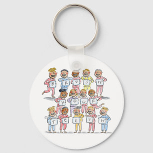 Brush your Teeth Key Ring