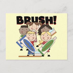 Brush Your Teeth T-shirts and Gifts Postcard